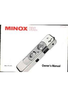 Minox BL manual. Camera Instructions.